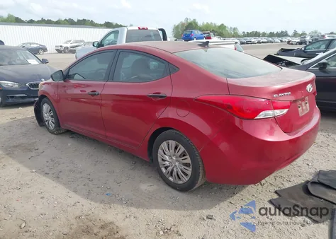 2013 Hyundai Elantra Gls z USA, uszkodzony, nr VIN KMHDH4AE4DU551070